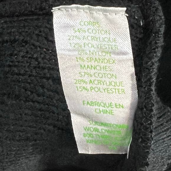 Lilly Pulitzer Sweater Dress XL Black Textured Cable Knit Button Cuffs Preppy - Picture 14 of 15